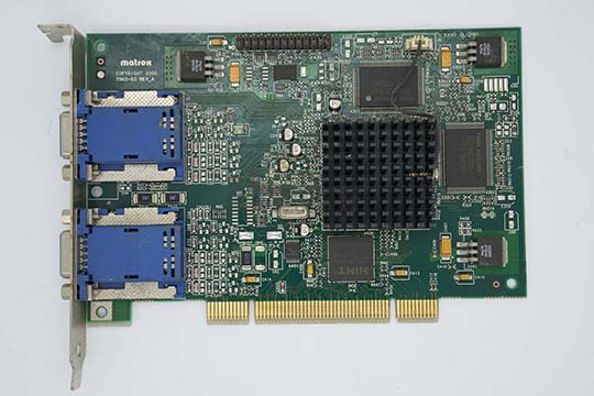 Matrox 迈创 G450 PCI 16MB显示卡G45+MDHP16D-CPQ（MGA-G450芯片）